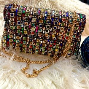 Beautiful multicolor Crossbody Clutch